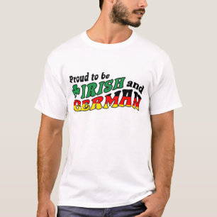 Bekvämt irländskt och tyskt t-shirt