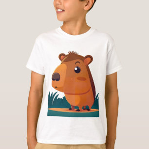 Bekvämt kapybara t shirt