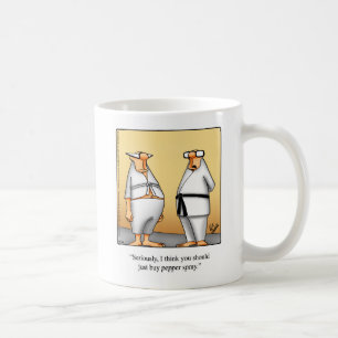 Bekvämt Karate Humor Mugg Gift