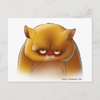 Bekvämt Kattunge-vykort Vykort