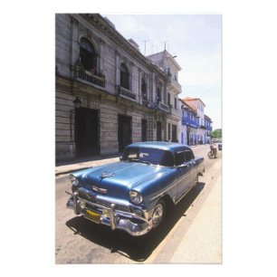 Bekvämt klassisk Chevrolet återställd från Fototryck