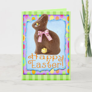 Bekvämt kort för chokladbunny