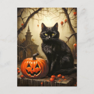 Bekvämt Little Kattunge Witch | HAPPY HALLOWEEN Vykort