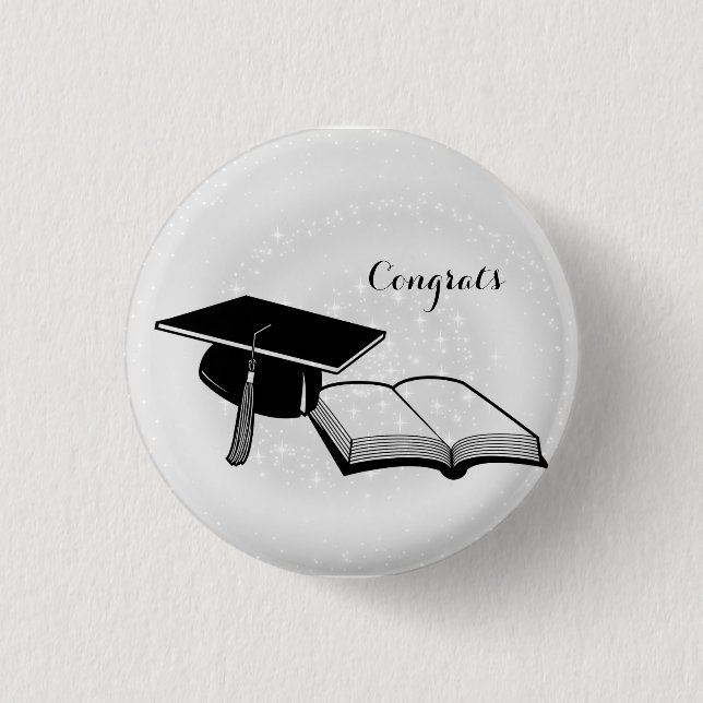 Bekvämt Lycklig Studenten dag Knapp (Framsida)