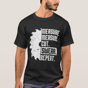 Bekvämt Pappa-mått Skär av svensk Handyman Far-dag T Shirt