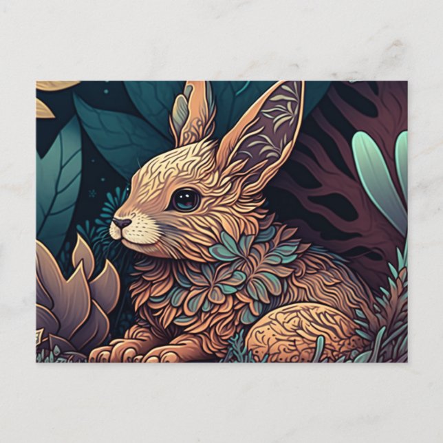 Bekvämt Påsk-vykort Vykort (Framsida)