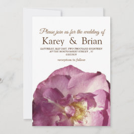 Bekvämt Ro Photo Bröllop Card Inbjudningar