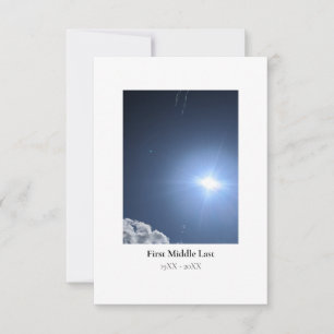 Bekvämt tack, foto med Anpassningsbar (Porträtt) Tack Kort