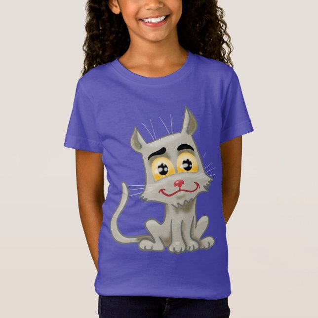 Bekvämt Tecknad T Shirt (Framsida)