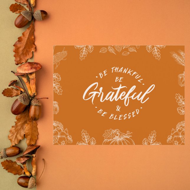 Bekvämt Thanksgiving Julkort (Skapare uppladdad)