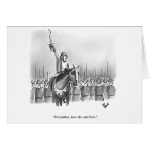 Bekvämt uppmuntrande av Humor-hälsningskort Hälsningskort