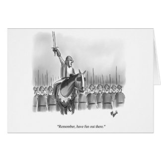 Bekvämt uppmuntrande av Humor-hälsningskort Hälsningskort