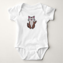 Bekvämt vattenfärgsdräkt Baby Bodydress - Cute & C