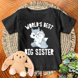 Bekvämt WntrFX World's Best Big Sister T Shirt