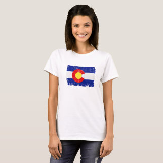 Bekymrad Colorado flagga T-shirt