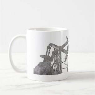 Bekymrad design för metallOilfield (för chef) Kaffemugg