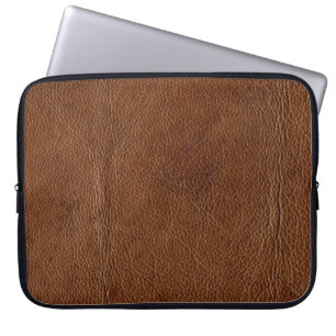 Bekymrad FauxLäder-Look Laptop Sleeve