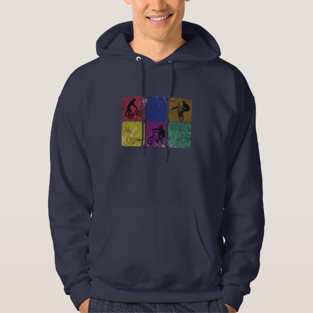 Bekymrad fristilbikerHoodie Hoodie (Framsida)