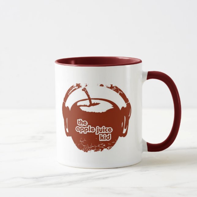 Bekymrad gräns - 2 sid Ringermuggen Mugg (Höger)