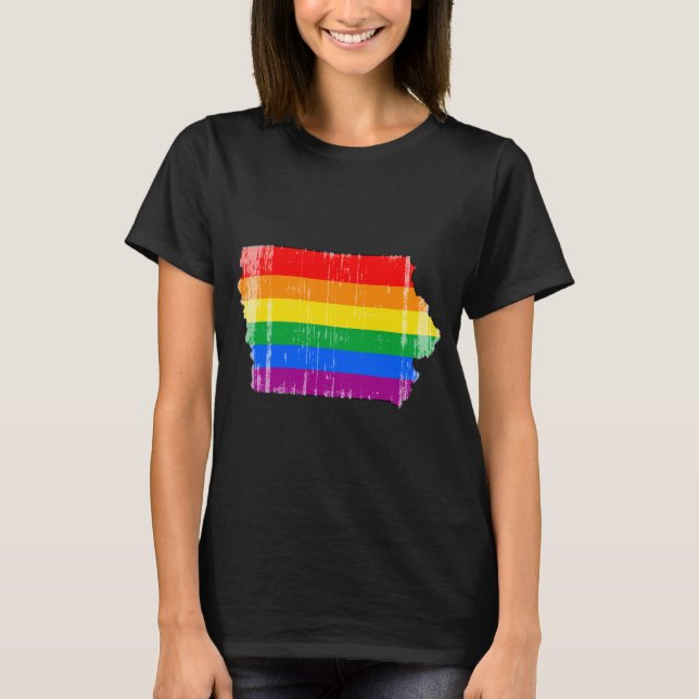 BEKYMRAD IOWA PRIDE - - .PNG TEE SHIRT (Framsida)