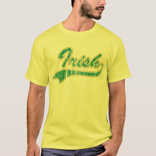 Bekymrad irländare t-shirt (Framsida)