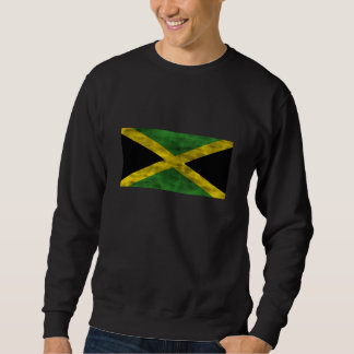 Bekymrad Jamaica flagga Långärmad Tröja