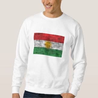 Bekymrad Kurdistanflagga Långärmad Tröja