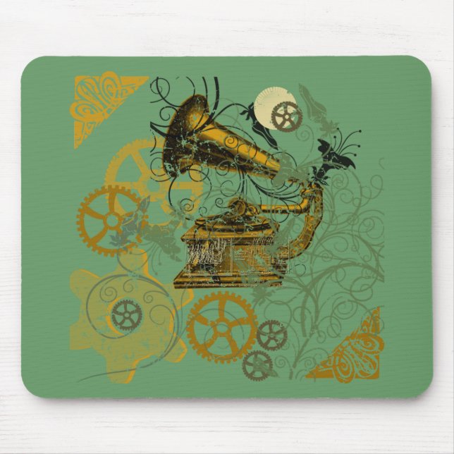 Bekymrad LookSteampunk design Musmatta (Framsidan)