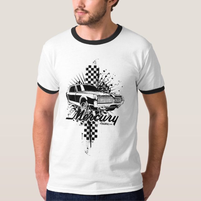 Bekymrad Mercurypumaillustration T-shirt (Framsida)