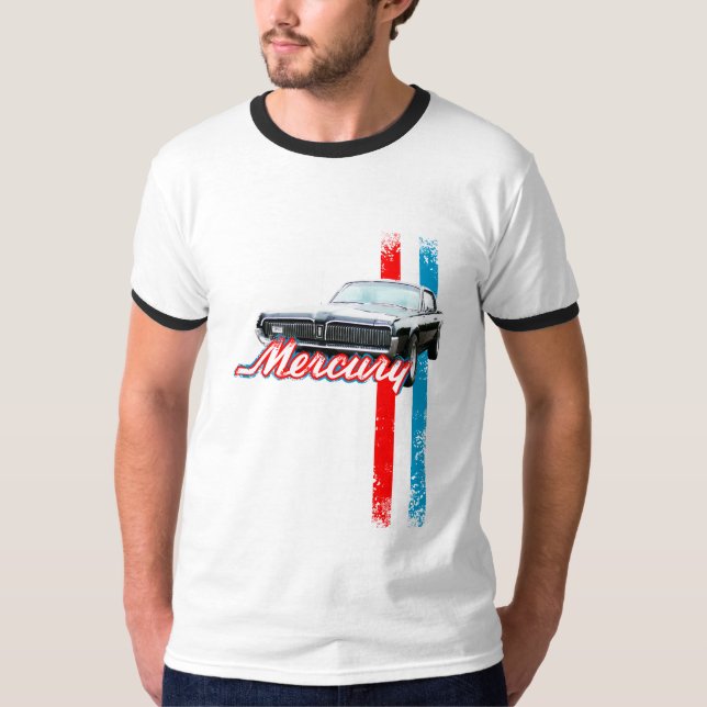 Bekymrad Mercurypumaillustration T-shirt (Framsida)