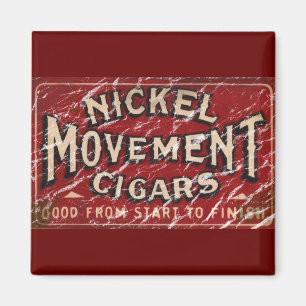 Bekymrad myntrörelsecigarr 1900 - magnet
