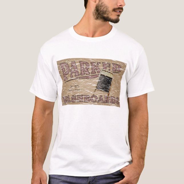 Bekymrad Parker Washboard - Tee (Framsida)