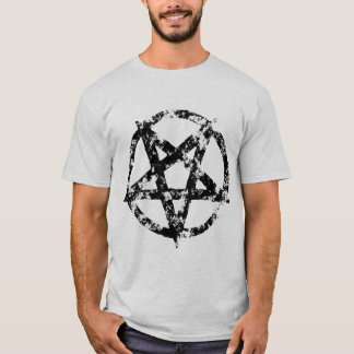 Bekymrad Pentagramt-skjorta Tee Shirt