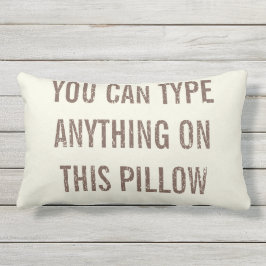 Bekymrad personligkrämLumbar Lumbarkudde