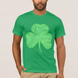 Bekymrad Shamrock för vintage Tröja