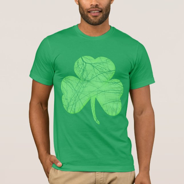 Bekymrad Shamrock för vintage Tröja (Framsida)