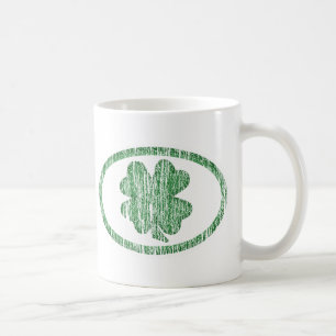 Bekymrad Shamrock Kaffemugg