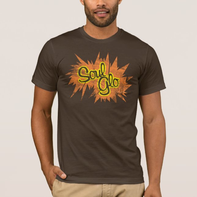 Bekymrad skjorta för SoulGlo tryckvåg Tee Shirt (Framsida)