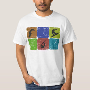 Bekymrad Snowboardingt-skjorta T-shirt