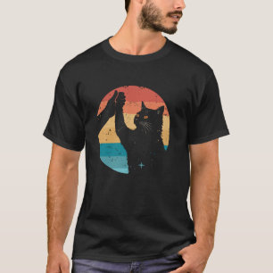 Bekymrad svart katt, Bästa kattepappa någonsin T Shirt