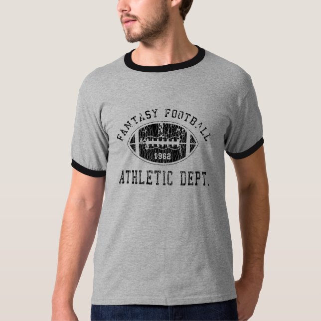 Bekymrad T skjorta för fantasifotboll Tee Shirt (Framsida)