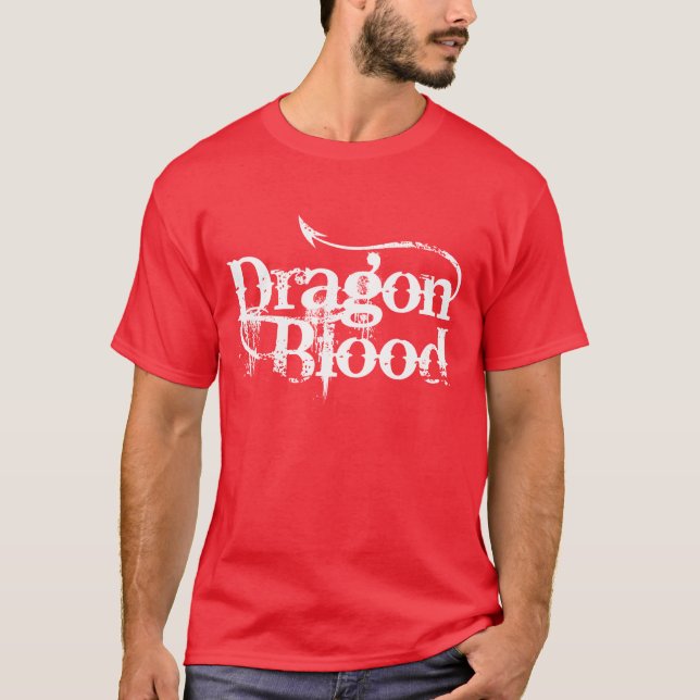 Bekymrad T-tröja för drakeblod T Shirt (Framsida)