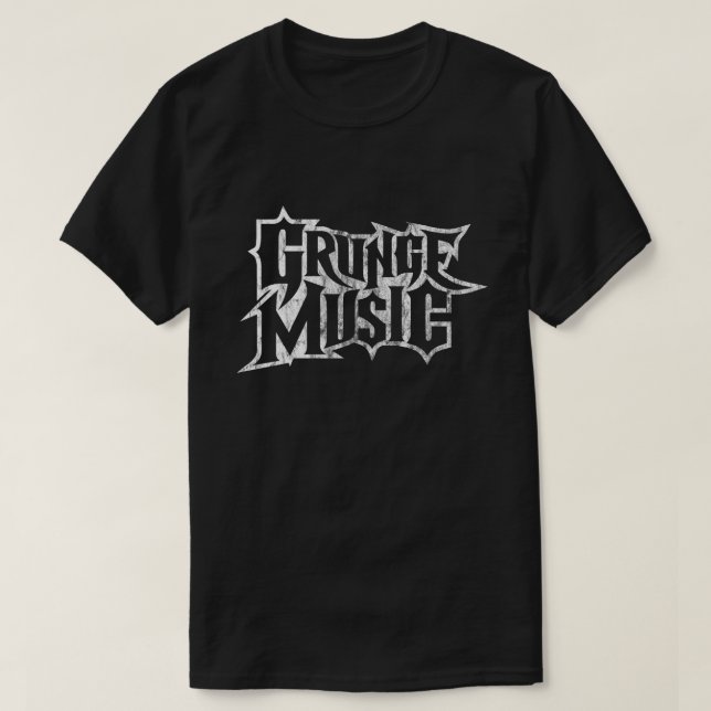 Bekymrad) T-tröja för Grungemusik ( Tee Shirt (Design framsida)