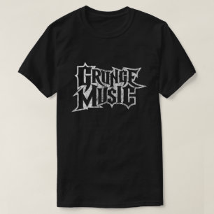 Bekymrad) T-tröja för Grungemusik ( Tröja