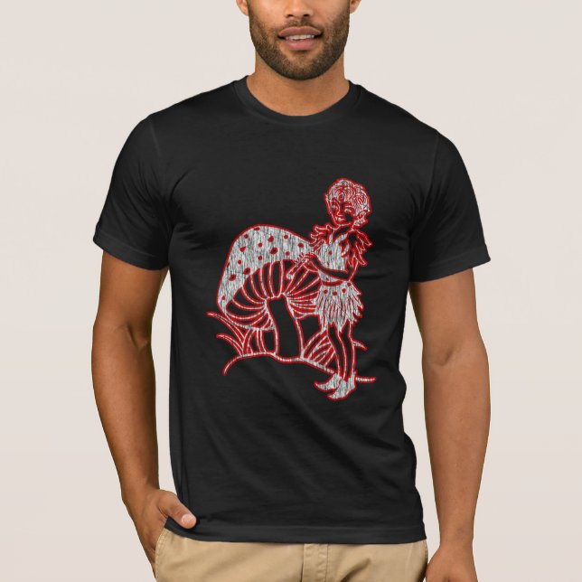 Bekymrad vintageskälmskt naturväxen - t shirt (Framsida)