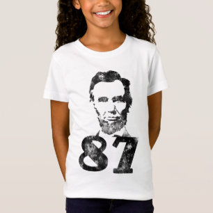 Bekymrade Abe 87 flickor behandla som ett barn - T Shirt