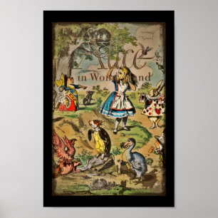 Bekymrade Alice och vänner täcker Poster