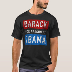 Bekymrade Barack Obama mörkT-tröja Tee