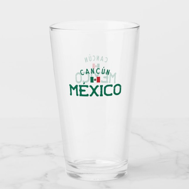 Bekymrade Cancun Mexico Glaskopp (Framsida)