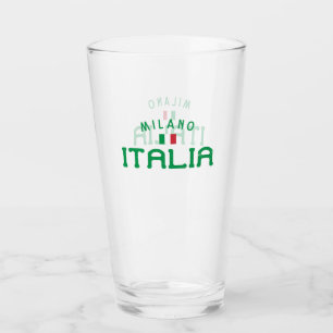 Bekymrade Milano Italia (den Milan italien) Glaskopp